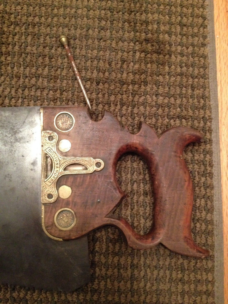 ANTIQUE 1858 DISSTON & MORSS NO. 43 COMBINATION SAW SQUARE IN