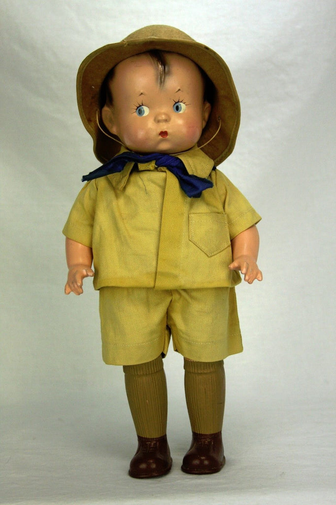 Vintage Rare Effanbee Skippy Boy Scout Doll – Antique Center