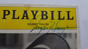 Ingrid Bergman autograph, on Broadway Playbill, 1975, only one month stage run!