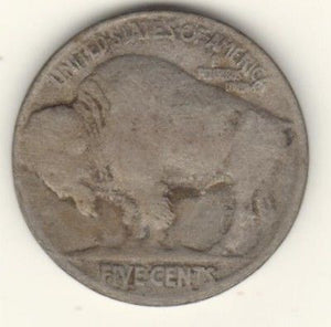 1918/7 D Overdate Buffalo Nickel - Rare error coin.