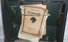 ANTIQUE TYPEWRITER ~ RARE L.C. SMITH CORONA PORTABLE MODEL 4 BLACK DECO