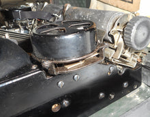 ANTIQUE TYPEWRITER ~ RARE L.C. SMITH CORONA PORTABLE MODEL 4 BLACK DECO