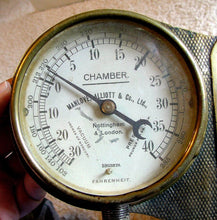 Large Brass Industrial Nameplate With 2 Gauges Machine Age Steampunk MAGNIFICENT LYONS STEAM DISINFECTOR 1880 HOSPITAL ASYLUM WORKHOUSE