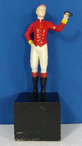 Americana Spelter Lawn Jockey~Statue~Very rare caucasian version~original paint