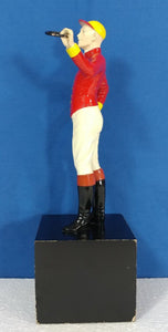 Americana Spelter Lawn Jockey~Statue~Very rare caucasian version~original paint