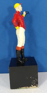 Americana Spelter Lawn Jockey~Statue~Very rare caucasian version~original paint