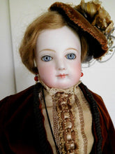 Antique French Fashion Jumeau Puppe Pressed Bisque 17" Lady