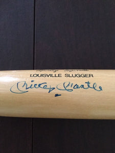 MICKEY MANTLE AUTOGRAPHED BAT GENUINE K55 LOUISVILLE SLUGGER JAMES SPENCE COA