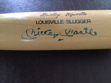 MICKEY MANTLE AUTOGRAPHED BAT GENUINE K55 LOUISVILLE SLUGGER JAMES SPENCE COA