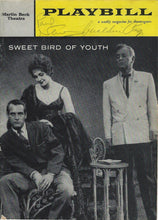 Paul Newman & Geraldine Page signed Sweet Bird of Youth Playbill - Vintage 1959