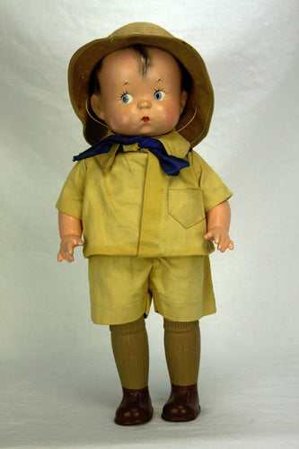 Vintage Rare Effanbee Skippy Boy Scout Doll