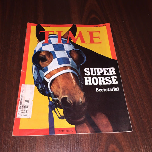 1973 Secretariat Super Horse Time Magazine rare