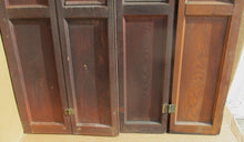 Set Victorian Interior Window Louvered & Panel House Shutters 33" W x 40" H A