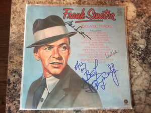 FRANK SINATRA DEAN MARTIN SAMMY DAVIS JR SIGNED ALBUM WITH COA