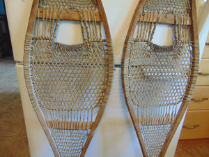 antique , snowshoes/complete - nice 12 x 42 # 1354